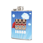 Pug Squad Beverage Heupfles (Links)