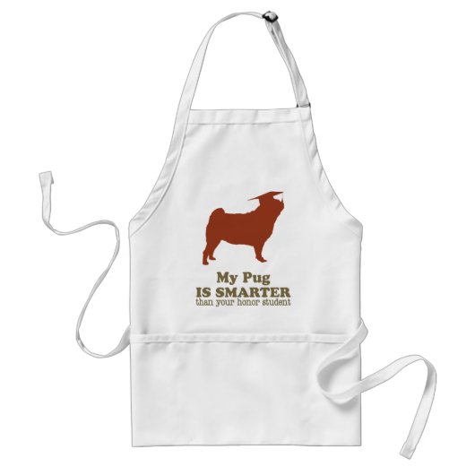 Pug Standaard Schort (Voorkant)