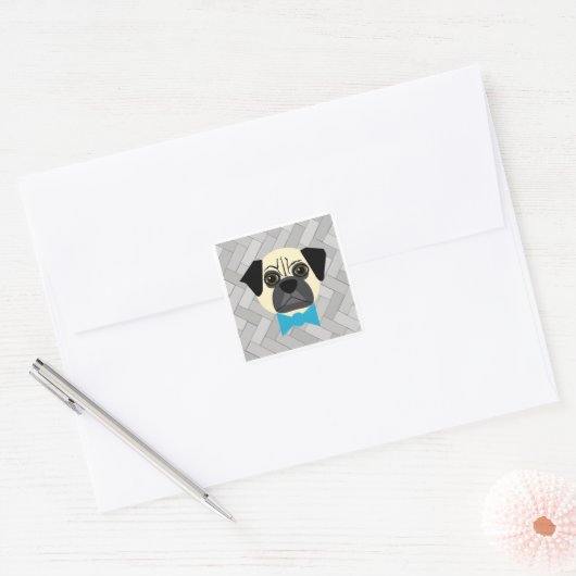 Pug Sticker (Envelop)