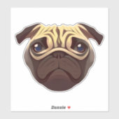 Pug Sticker (Vel)