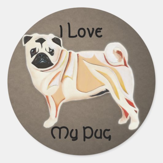 Pug Stickers (Voorkant)