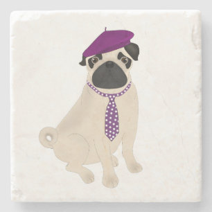 Pug Stone Onderzetter