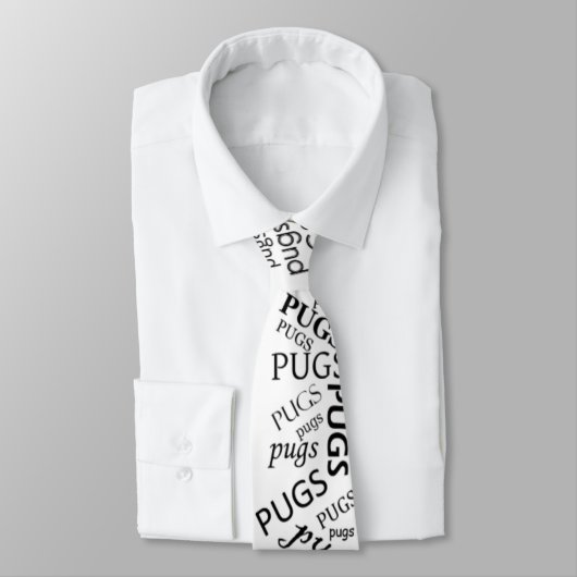 Pug-Stropdas met pictogram Pug Stropdas (Gebonden)