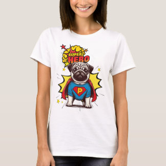 Pug Super Hero T-shirt