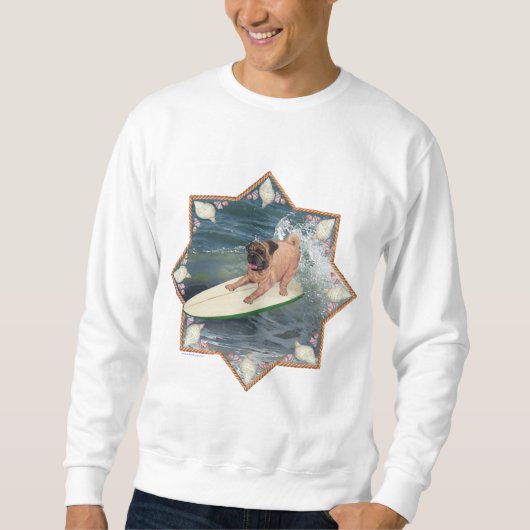 Pug Surfer Gozer Trui (Voorkant)