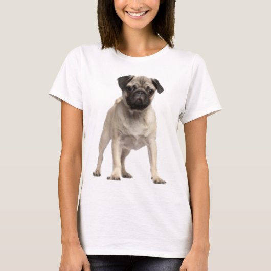 Pug T-shirt (Voorkant)