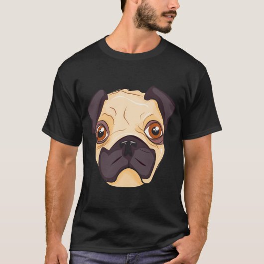 pug t-shirt (Voorkant)