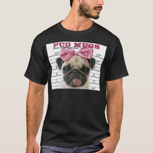 Pug T-shirt (Voorkant)