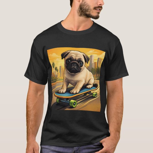 Pug T-shirt (Voorkant)
