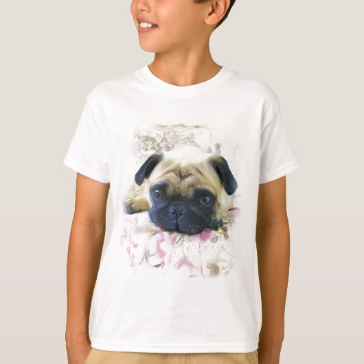 Pug T-shirt (Voorkant)