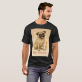 Pug T-shirt (Voorkant volledig)