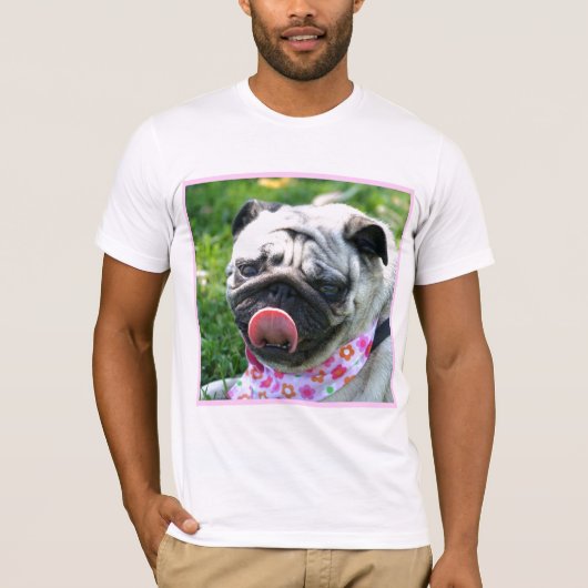 Pug T-shirt (Voorkant)