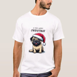 PUG T-SHIRT VOOR KERSTMIS