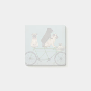Pug Tandem Post-it® Notes