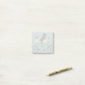 Pug Tandem Post-it® Notes (Op bureau)