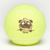 Pug Tennisballen (Voorkant)
