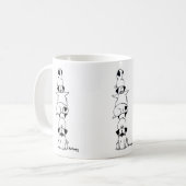 Pug Totem Koffiemok (Voorkant links)