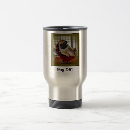 Pug uit! reisbeker (Center)