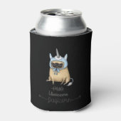 Pug unicorn equal PUGICORN Blikjeskoeler (Blikje Voorkant)