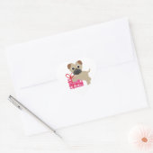 Pug Valentijn Cadeau Stickers (Envelop)