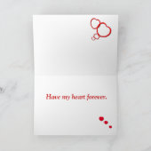 Pug Valentijn Feestdagen Kaart (Binnen)