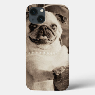 Pug van de koffie iPhone 13 hoesje