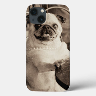 Pug van de koffie iPhone 13 hoesje