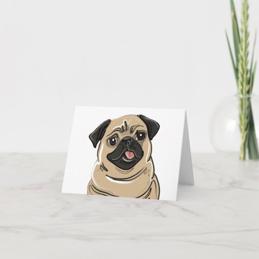 Pug van Fawn de Kaart van de Nota (Voorkant)
