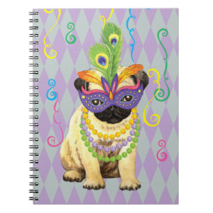 Pug van Gras van Mardi Notitieboek