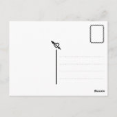 Pug van het type briefkaart (Achterkant)