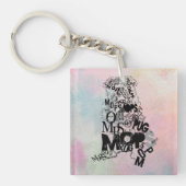 Pug van Type Sleutelhanger (voorkant)