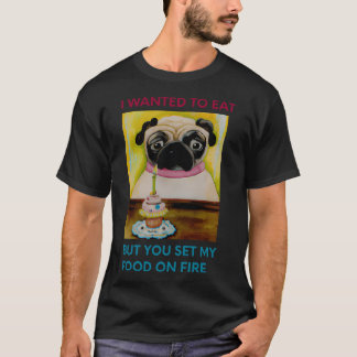 Pug verjaardag, pug ras, schattige pug, pug humor, t-shirt