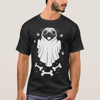 Pug verkleed als spook t-shirt