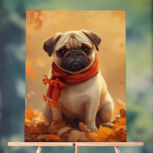 Pug Vibes: Cute Autumn Pug (Neutre)