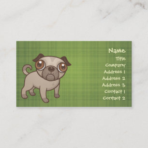 Pug-Visitekaartjes Visitekaartje