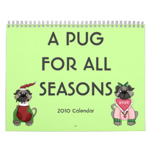 Pug voor Alle Seizoenen Kalender