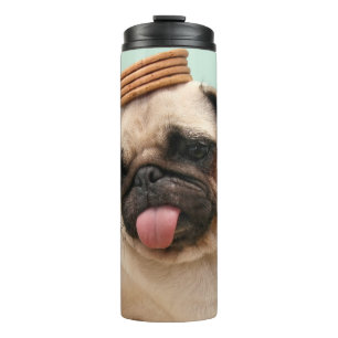 Pug Wants-behandelingen Thermosbeker