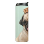 Pug Wants-behandelingen Thermosbeker (Gedraaid links)