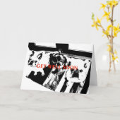 Pug well-kaart kaart (Gele Bloem)