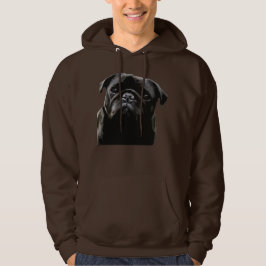 Pug Wisdom - Black Pug Hoodie