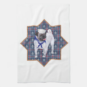 Pug Zeiler Theedoek