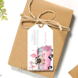 Pug zoete Valentijnsdag cadeau label Cadeaulabel