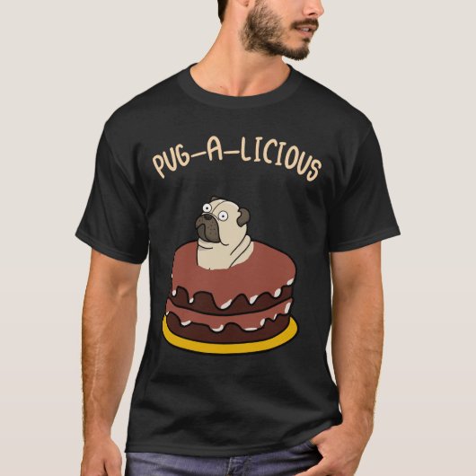 Pugalicious Cake Classic T-Shirt 44 (Devant)