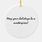 Pugcasso Ornament (Achterkant)