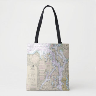 Puget Sound Nautische Grafiek 18440 Draagtas