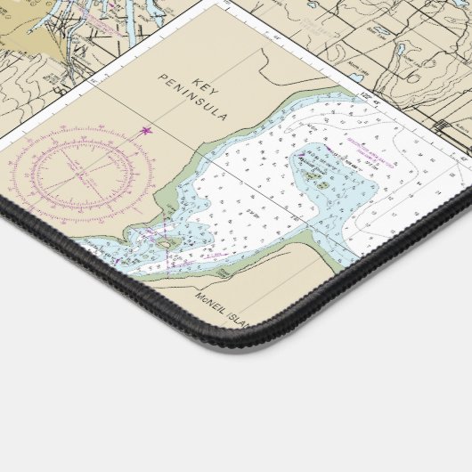 Puget Sound Partie sud Graphique nautique 18448 (Coin)