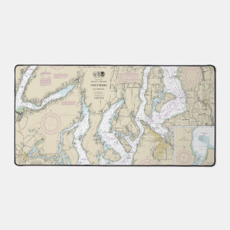 Puget Sound Southern Part Nautische kaart 18448 Bureaumat