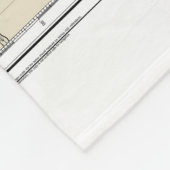 Puget Sound Southern Part Nautische kaart 18448 Fleece Deken (Hoek)