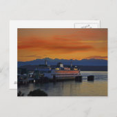 Puget Sound Sunset Briefkaart (Voorkant / Achterkant)