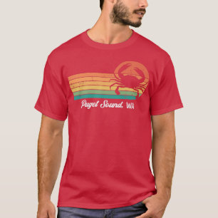 Puget Sound WA krabvisserij T-shirt